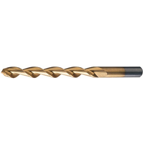 1/16 RHS / RHC HSS 118 Degree Notched Point Parabolic HSS Jobber Drill - TiN