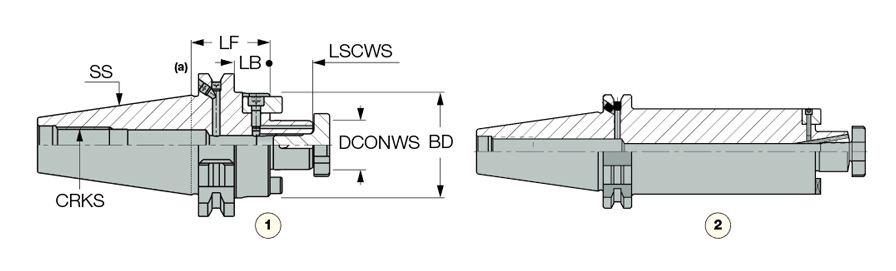 DIN69871 40 SEM16X100 C