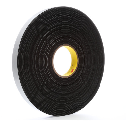 3M Vinyl Foam Tape 4516 Black 1″ × 36 yd 62 mil