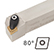 For 80deg Rhombic insert